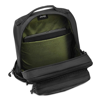 MOCHILA PORTANOTEBOOK TACTICA EXPANDIBLE 17" IMPERMEABLE JEEP BY DELSEY 10B