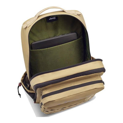 MOCHILA PORTANOTEBOOK TACTICA EXPANDIBLE 17" IMPERMEABLE JEEP BY DELSEY 10B